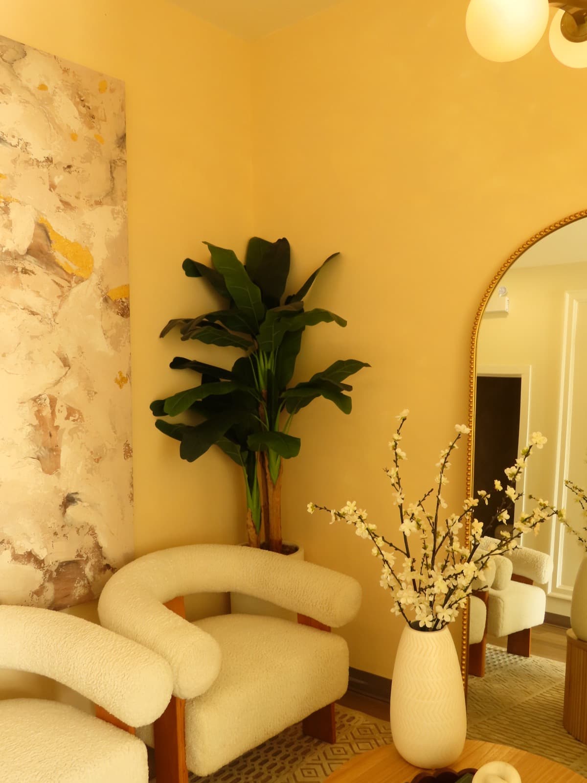 Lavish Beauty Laser Med Spa Calgary luxury lounge interior